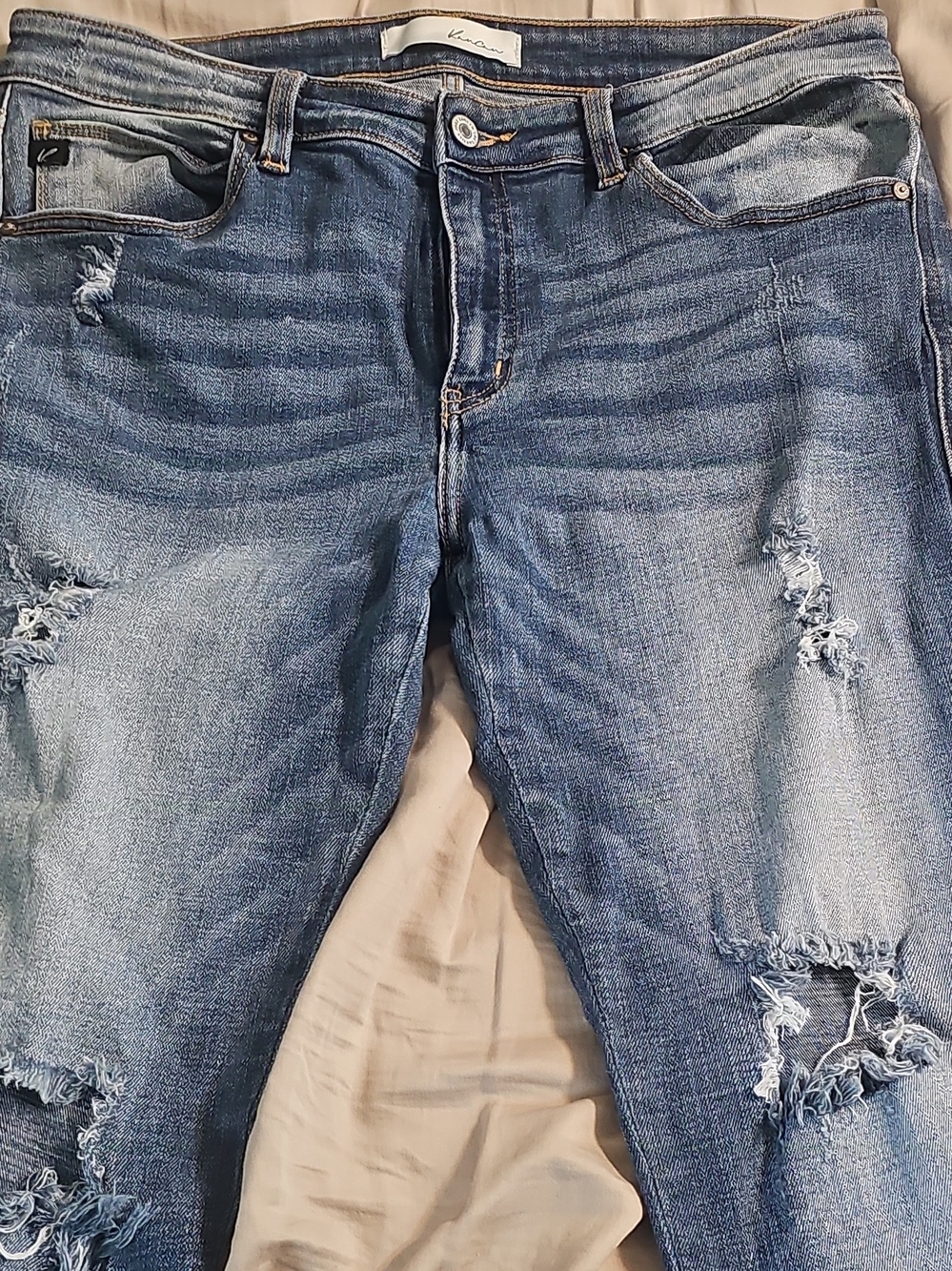 KanCan Light Distressed Jeans 13/30